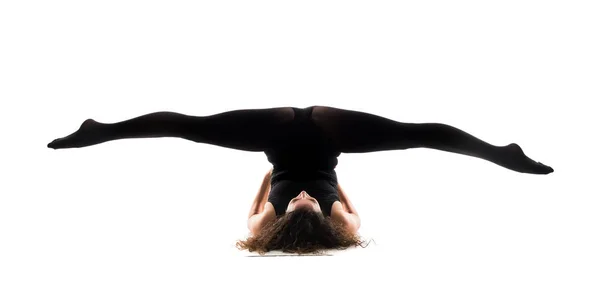 Bailarina Ballet Niña Sobre Fondo Blanco Aislado — Foto de Stock