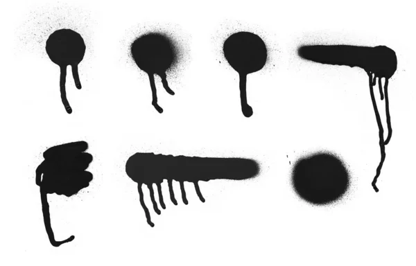 Ruky Jednoduchý Sprejem Graffiti Texturu Složení Inkoustů Grunge Prvek — Stock fotografie
