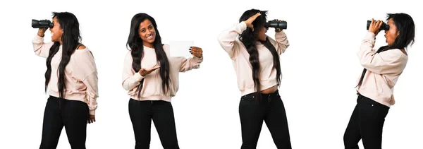 Conjunto de mujer afroamericana —  Fotos de Stock