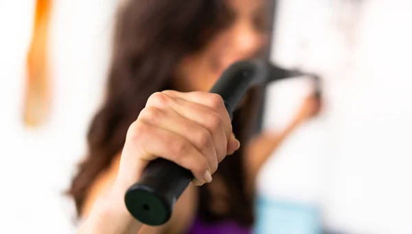 Joven Deportista Gimnasio — Foto de Stock