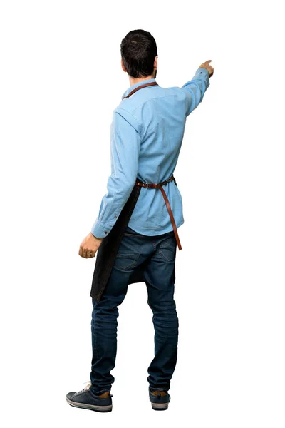 Homem com avental — Fotografia de Stock