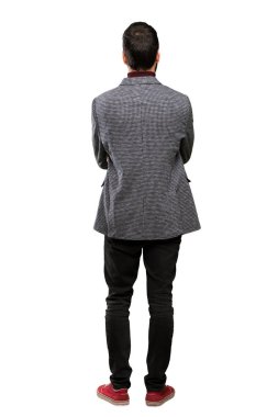 Sakallı yakışıklı adam