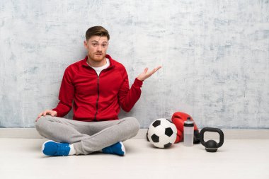 Redhead spor adam şüphejest yapma