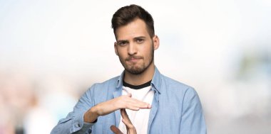 Yakışıklı adam yapma zaman aşımı jest açık havada