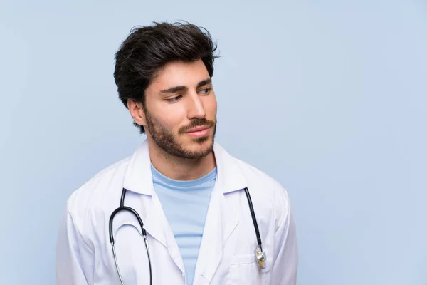 Doctor Man Standing Looking Side — Stock Photo, Image