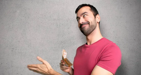 Man Het Nemen Van Een Heleboel Geld Handshaking Goede Deal — Stockfoto