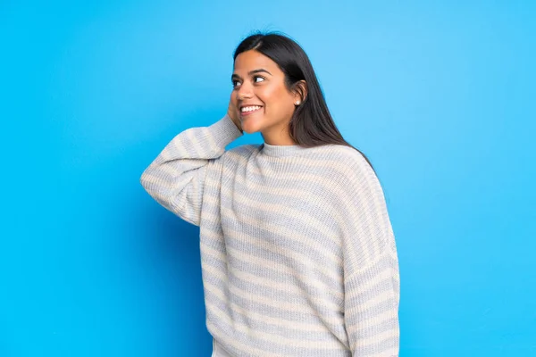뭔가를 스웨터와 콜롬비아 — 스톡 사진