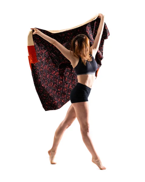 Joven bailarina con kimono — Foto de Stock