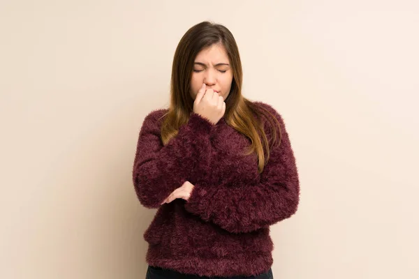 Giovane Ragazza Che Dubbi — Foto Stock