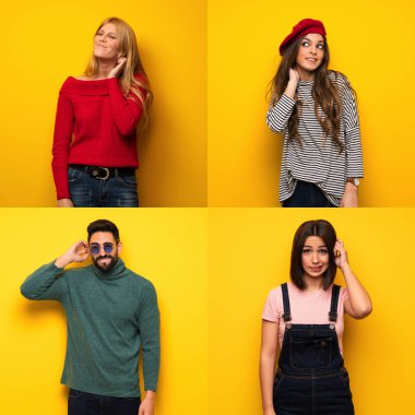 Şüpheleri olan bir grup insan.