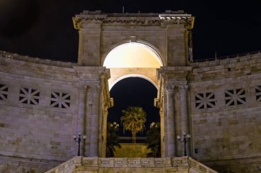 Bastione di San Remy, Cagliari, Sardunya, İtalya