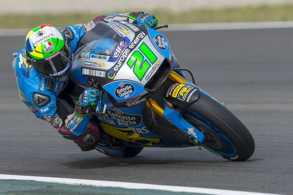 Conductor Franco Morbidelli Gran Premio Monster Energy Cataluña Motogp Circuito —  Fotos de Stock