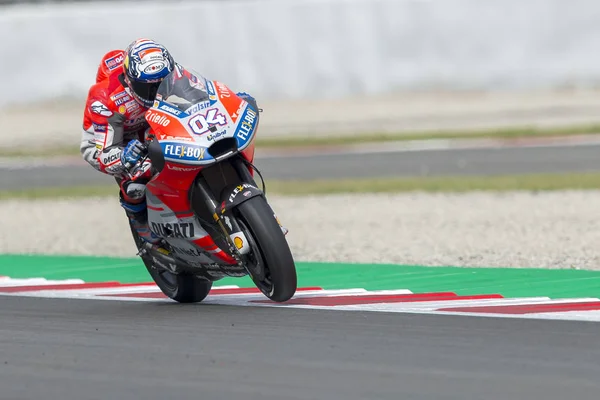 Sterownik Andrea Dovizioso Monster Energy Grand Prix Catalonia Motogp Torze — Zdjęcie stockowe