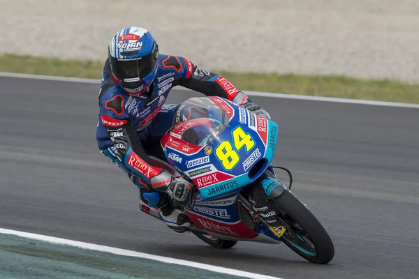 Conducteur Jakub Kornfeil Grand Prix Monster Energy Catalogne Motogp Sur — Photo