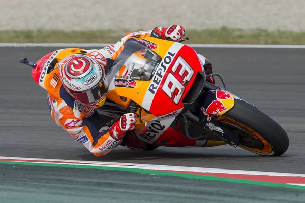 Autista Marc Marquez Monster Energy Grand Prix Della Catalogna Motogp — Foto Stock