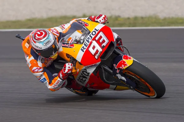 Sterownik Marc Marquez Monster Energy Grand Prix Catalonia Motogp Torze — Zdjęcie stockowe