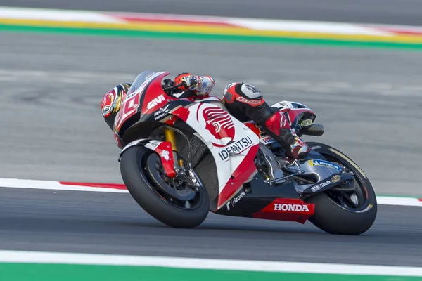 Conductor Takaaki Nakagami Gran Premio Monster Energy Cataluña Motogp Circuito —  Fotos de Stock