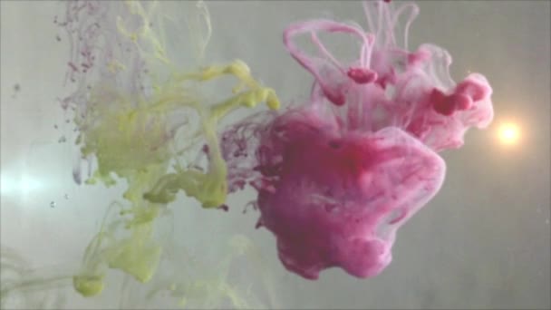 抽象背景墨水和油 — 图库视频影像