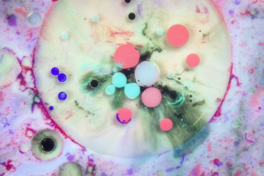 Arka plan mürekkep ve petrol