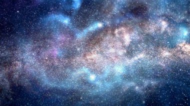Galaksi ve yıldızların arkaplanı