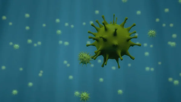 のウイルスの概念図 — ストック写真