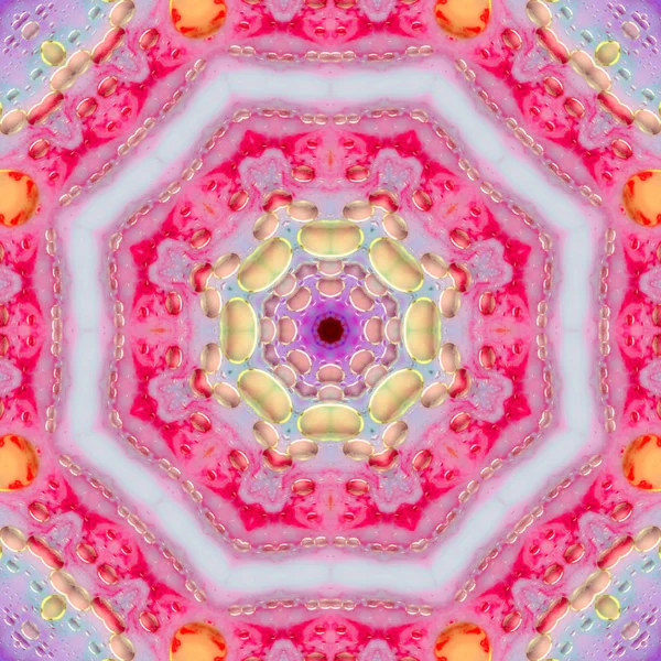 Symmetrische Und Sich Wiederholende Farben Hintergrund — Stockfoto