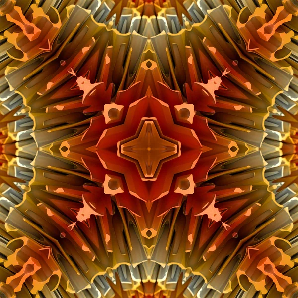 Symmetrische Und Sich Wiederholende Farben Hintergrund — Stockfoto