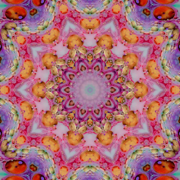 Симметричный Повторяющийся Цвет Фона — стоковое фото