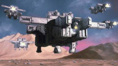 3D görüntüleme. Gelecekteki tanımlanamayan uçan nesne