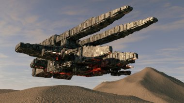 3D görüntüleme. Gelecekteki tanımlanamayan uçan nesne