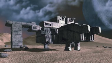 3D görüntüleme. Gelecekteki tanımlanamayan uçan nesne