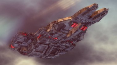 3D görüntüleme. Gelecekteki tanımlanamayan uçan nesne