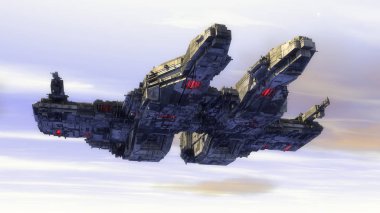 3D görüntüleme. Gelecekteki tanımlanamayan uçan nesne