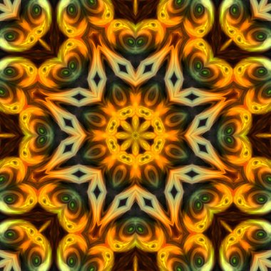 3D render. Arka plan ve renkleri