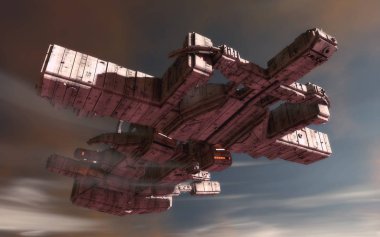 3D görüntüleme. Gelecekteki tanımlanamayan uçan nesne