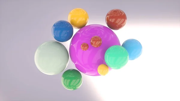 Esferas Coloridas Fondo — Foto de Stock