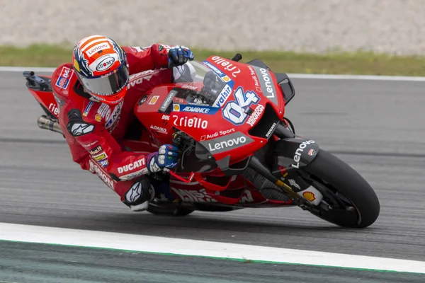 Andrea Dovizioso Grand Prix Van Catalonië Motogp Circuit Van Catalonië — Stockfoto