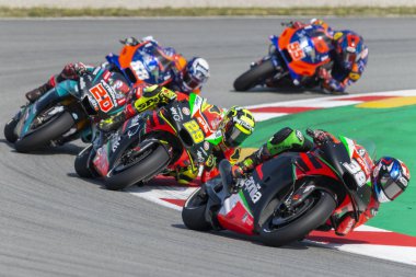 Andrea Iannone. Katalonya Motogp Grand Prix Devresi'nde. Barselona, İspanya, Haziran, 2019
