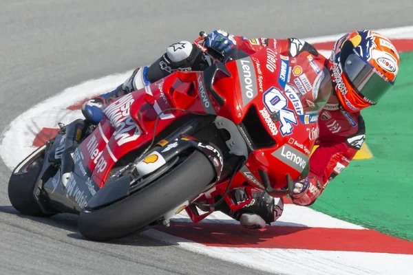 Andrea Dovizioso Grand Prix Katalonien Motogp Circuit Katalonien Barcelona Spanien — Stockfoto