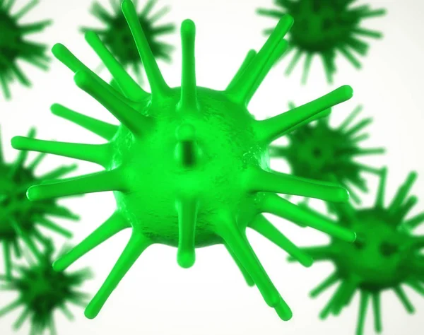 のウイルスの概念図 — ストック写真