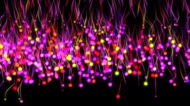 Havai fişek ve animasyonlu arka plan animasyonu