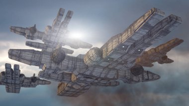 3D görüntüleme. Gelecekteki tanımlanamayan uçan nesne