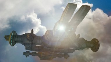 3D görüntüleme. Gelecekteki tanımlanamayan uçan nesne