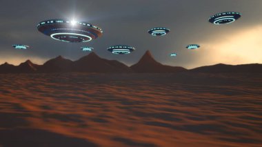 3 boyutlu görüntüleme. Tanımlanamayan uçan nesne