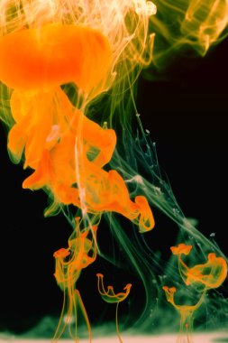 Arka plan mürekkep ve petrol