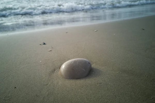 西班牙海滩上的石头 — 图库照片