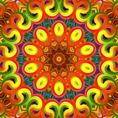 3d render. Soyut desen arka planı