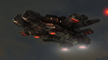 3 boyutlu görüntüleme. Tanımlanamayan uçan nesne