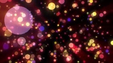 Canlandırılmış ışıklarla soyut arkaplan