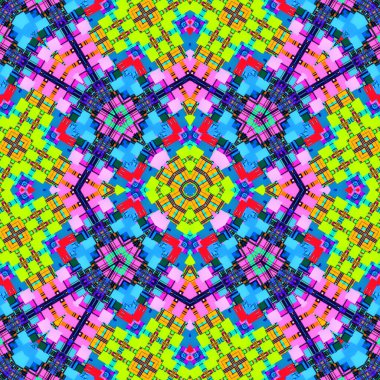 Renkli kalıpların yinelenen arkaplanı